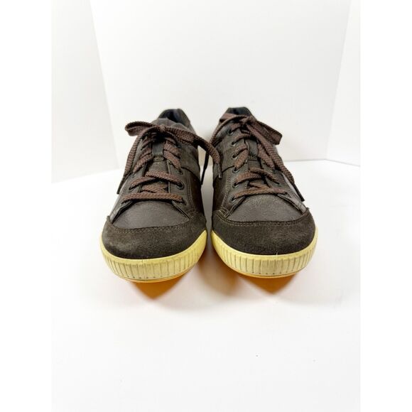 ECCO Street Retro Spikeless Golf Shoes Brown Leather Hybrid Sneaker Men 43/9-9.5 - Picture 3 of 12